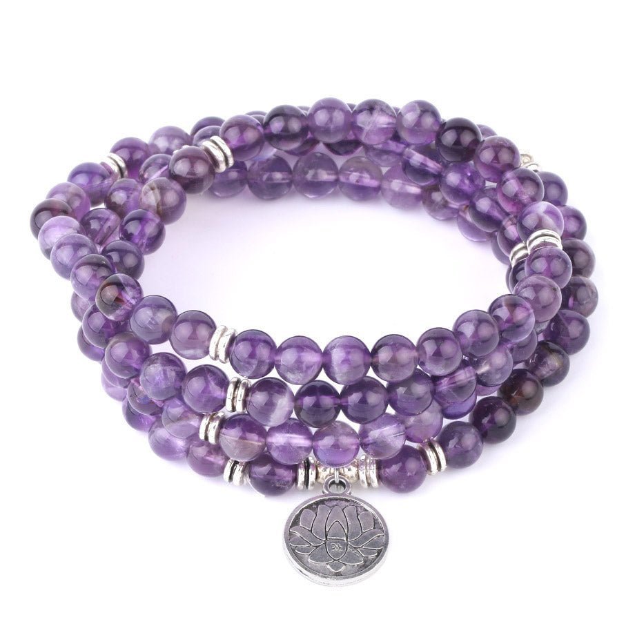 Amethyst Healing Bracelet w/ Charm - My Precious Moments