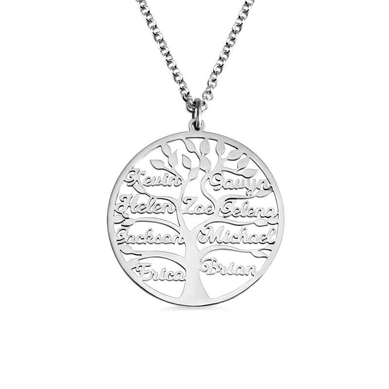 Personalized Family Tree Necklace