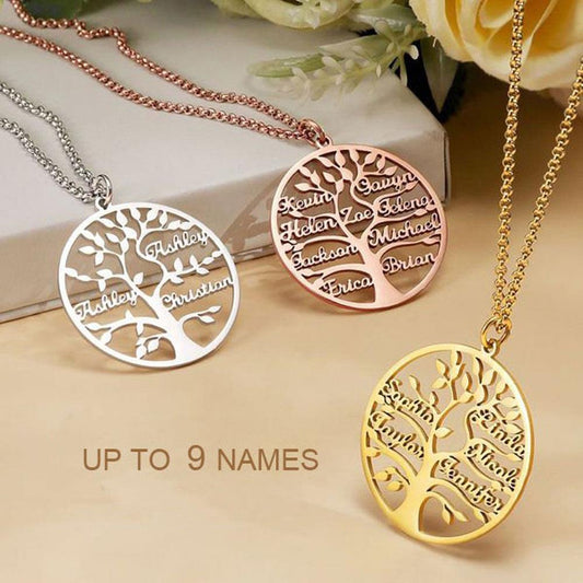 Personalized Family Tree Necklace