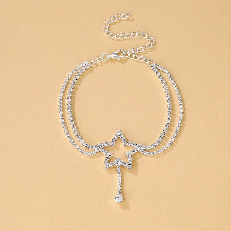 Double Banded Star Anklet