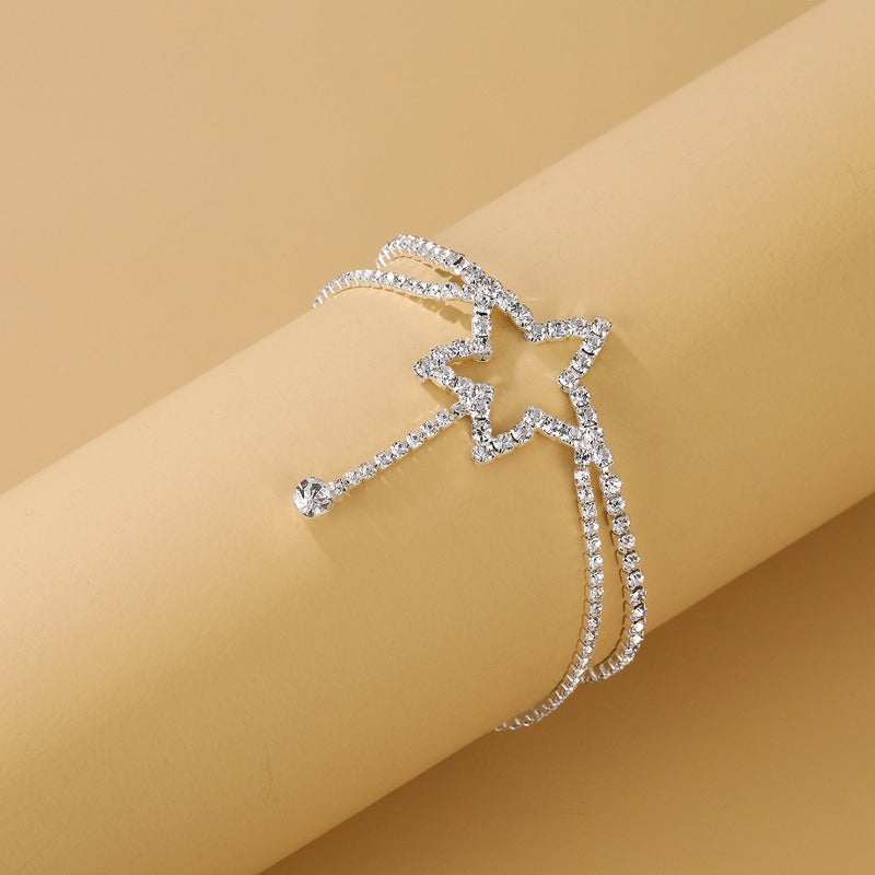Double Banded Star Anklet