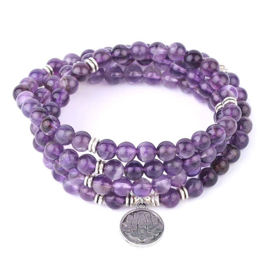 Amethyst Healing Bracelet w/ Charm