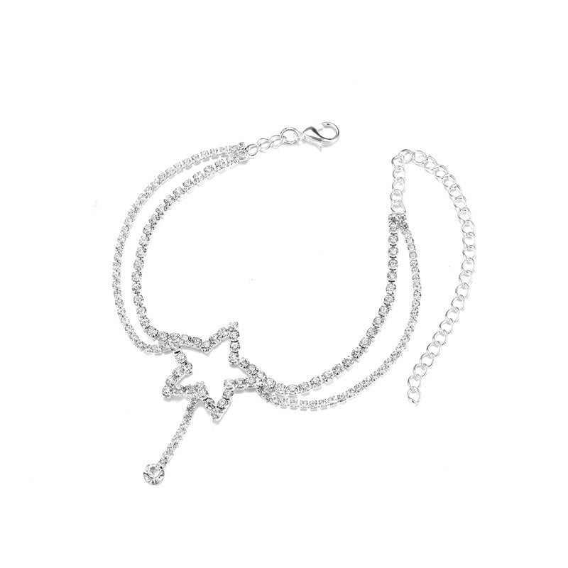 Double Banded Star Anklet