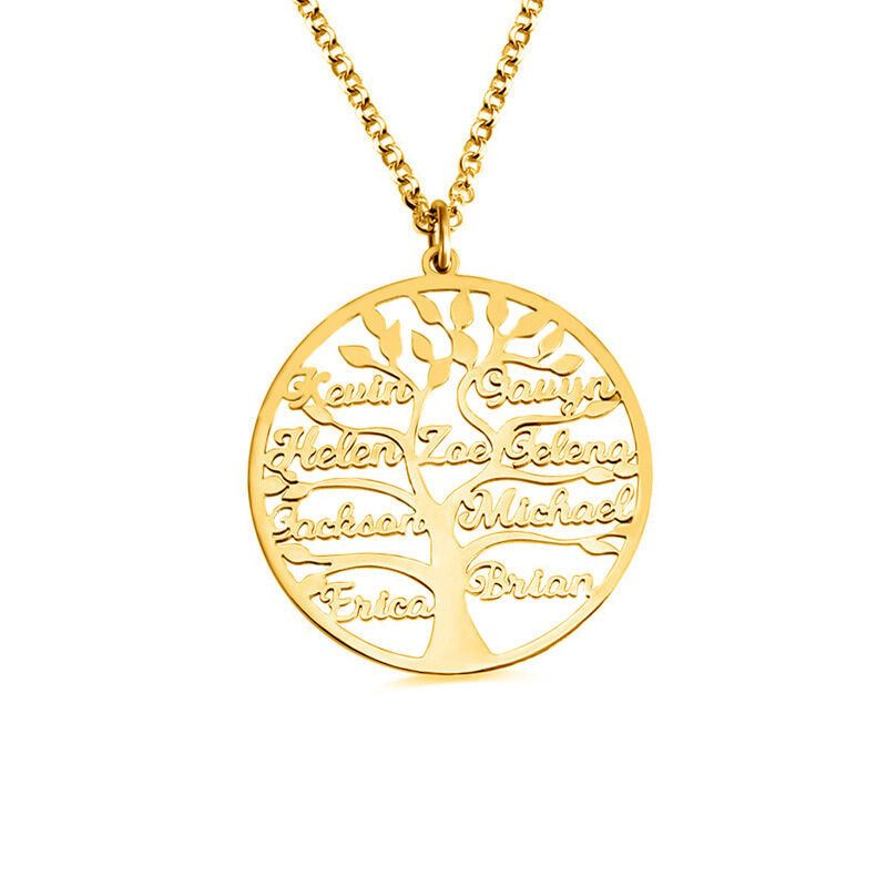 Personalized Family Tree Necklace
