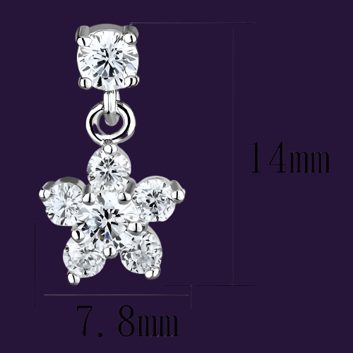 "The Flower" Cubic Zirconia Earrings - My Precious Moments